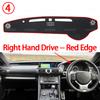 Car Dashboard Cover Avoid Light Pad trument Platform Cover Mat Carpet for Lexus RC300 RC350 RC200T XC10 2015- 2024 2025