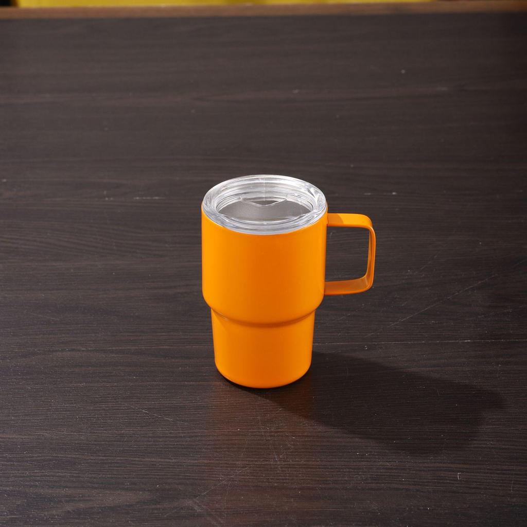 3oz Mini 304 Stainless Steel Insulated Car Cup with Straw - Trapezoidal Design, Portable Ice Buster
