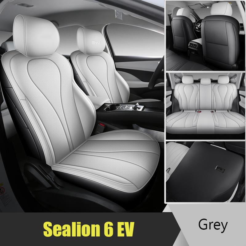 Custom Fit Car Seat Covers  For BYD Sealion 6 EV 2025 Durable Faux Leather Full Set Protective Interior Decoration  Accessories