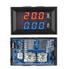 DC 7-100V 20A 50A Dual Display Digital Voltage and Current Meter Built-in Shunt with Trim 0.28" Dual LED Display Meter
