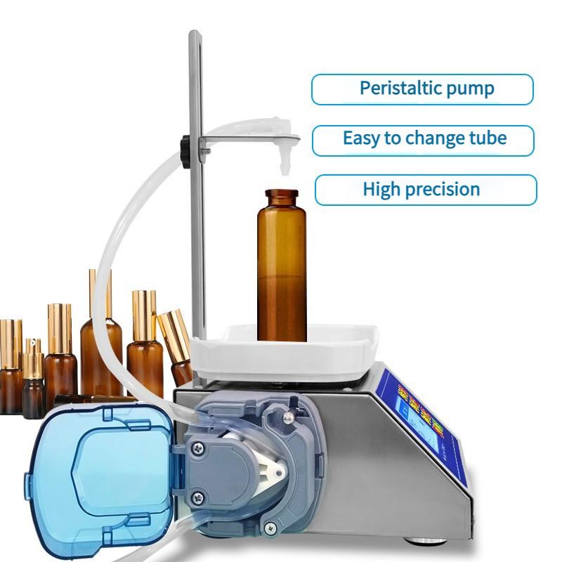 Small Perfume Filling Machine Liquid Weighing Peristaltic Pump Subpackage Device Automatic Liquid Weighing Filling Equipment