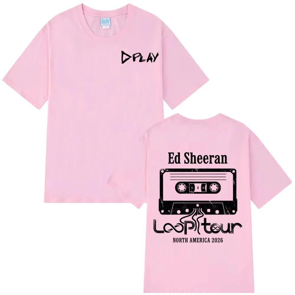 Ed Sheeran Loop Tour 2026 Vintage Graphic Tees Men Women Fashion Clothing Unisex Streetwear Trendy Cotton Classic hot product