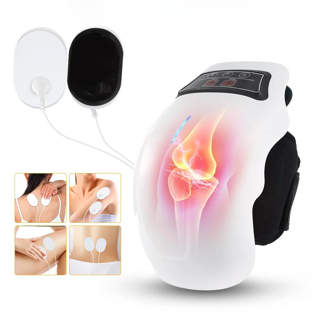 Electric Knee Massager with Infrared Heat and Vibration Knee Pain Relief for Relieve Joint Pain Stiffness Gift for Parents