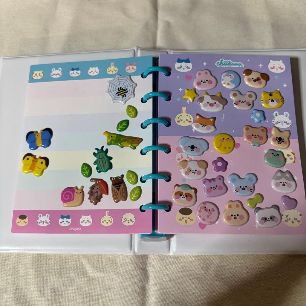 Used Chikawa sticker book finished product