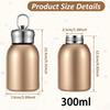 New High-value Mini Chubby Big Belly Cup 304 Stainless Steel Vacuum Thermos Cup Portable Carrying Ring Accompanying Cup