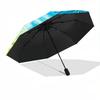 1 Stück Tropischer Strand Automatisches Öffnen/Schließen Faltbarer Regenschirm, Kompakter Tragbarer Reise-Regenschirm, Niedlicher Regenschirm, Langlebige Konstruktion yy260328016