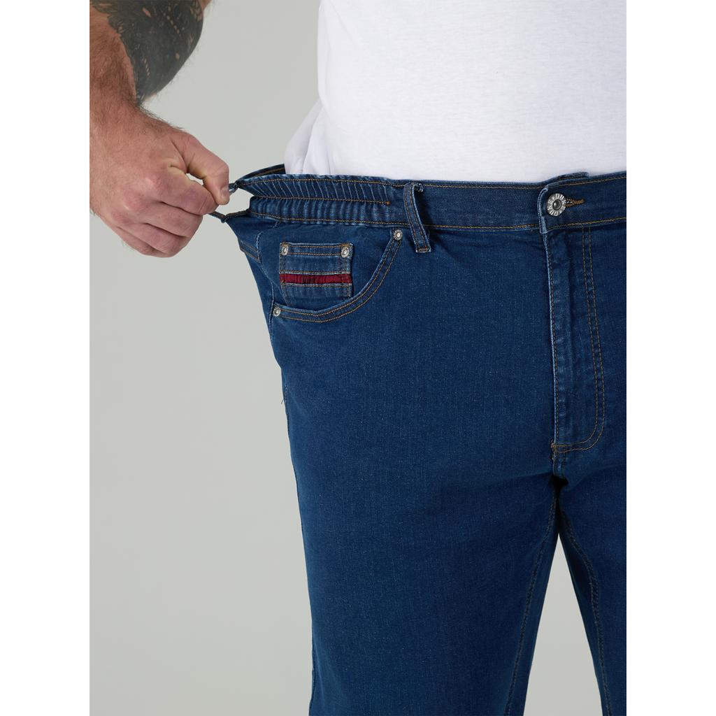 Duke Mens D555 London Bailey Elasticated Waist Kingsize Jeans
