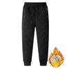 Men's Cotton Pants Autumn and Winter New Elastic Waist Casual Pants Warm Large Size Pants
