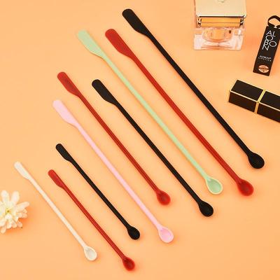 Double-Headed Silicone Scraper Set: Mini Cosmetic, Baking, Jam, and Foundation Spoon (3-piece)