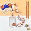 Cute Capybara Card Holder Cartoon Transparent Photo Card Holder Student Badge Protective Case ID Card Organizer Stationery Gift