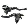 Motorcycle 7/8"CNC Brake Clutch Master Cylinder Lever Set Reservoir Universal