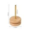 Household Wooden Yarn Holder Wool Ball Removable Winder Stand Tool Rotatable Crochet Accessories Stand Beginner