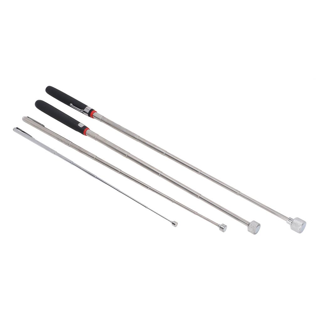4 Pcs Magnetic Pickup Tool Set 1.5lb 3lb 10lb 15lb Strong Suction Shockproof Telescoping Magnetic Pick Up Stick