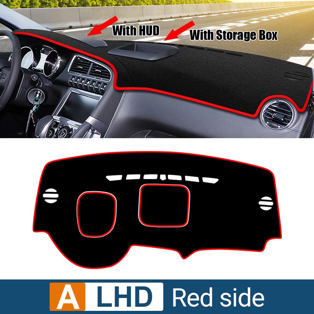For Peugeot 3008 GT 2008 2009 2010 2011 2012 2013 2014 2015 3008GT Car Dashboard Cover Sun Shade Non-slip Mat Accessories