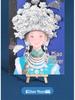 Xianci Miao Figure Painting: Handmade Silver Jewelry Tin Foil Embossed Art