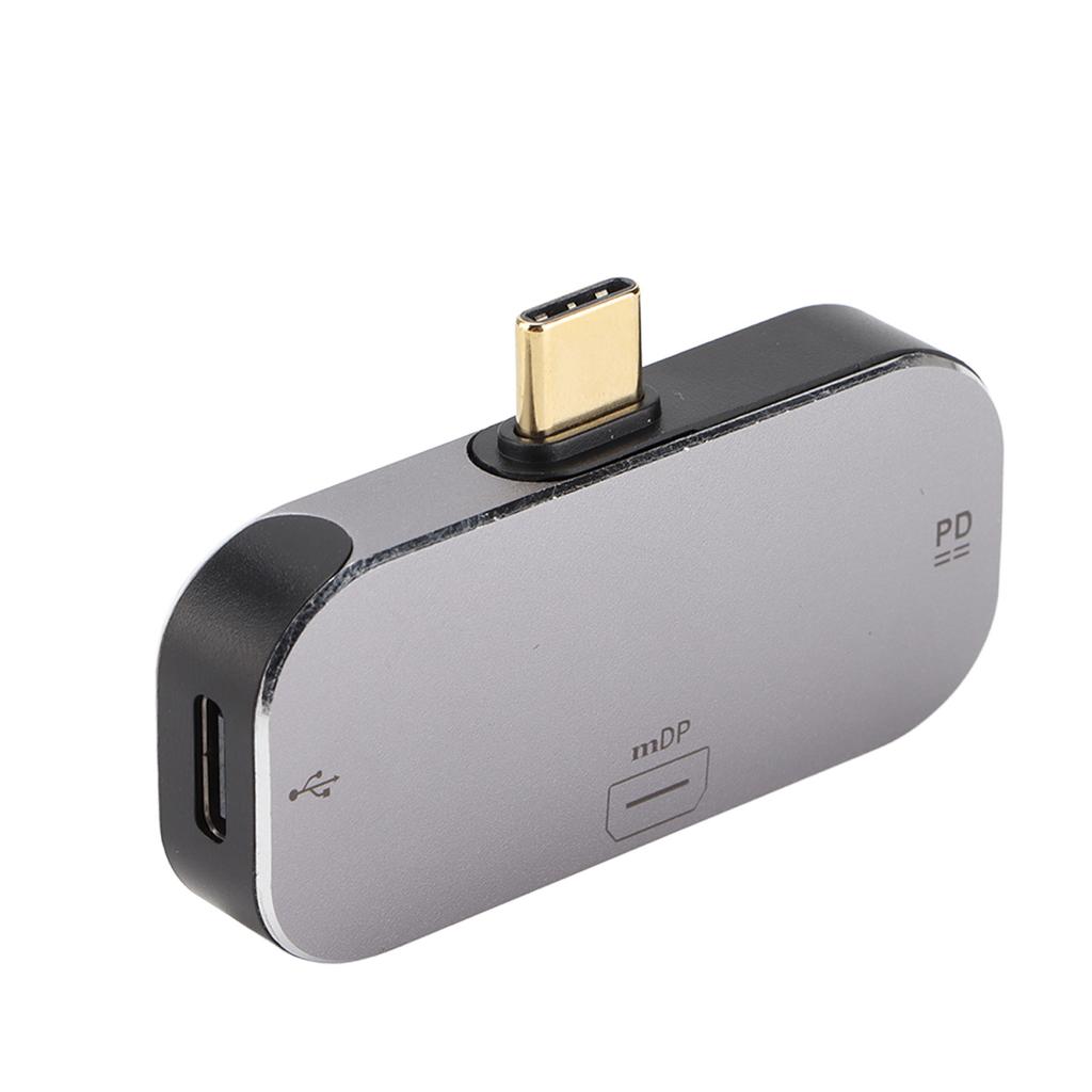 USB C Hub Multifunctional 3 In 1 Type C Male To Mini DP 2 Type C Female Docking Station for Windows for Android for OS X