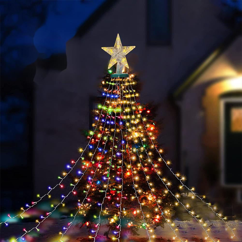 400 LED Christmas Lights 8 Lighting Modes High Brightness Energy Saving Christmas Star Lights For Christmas Wedding Holiday Party Decoration