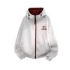 American High Street Gallery Classic French Vintage Color Block Zip-Up Hoodie