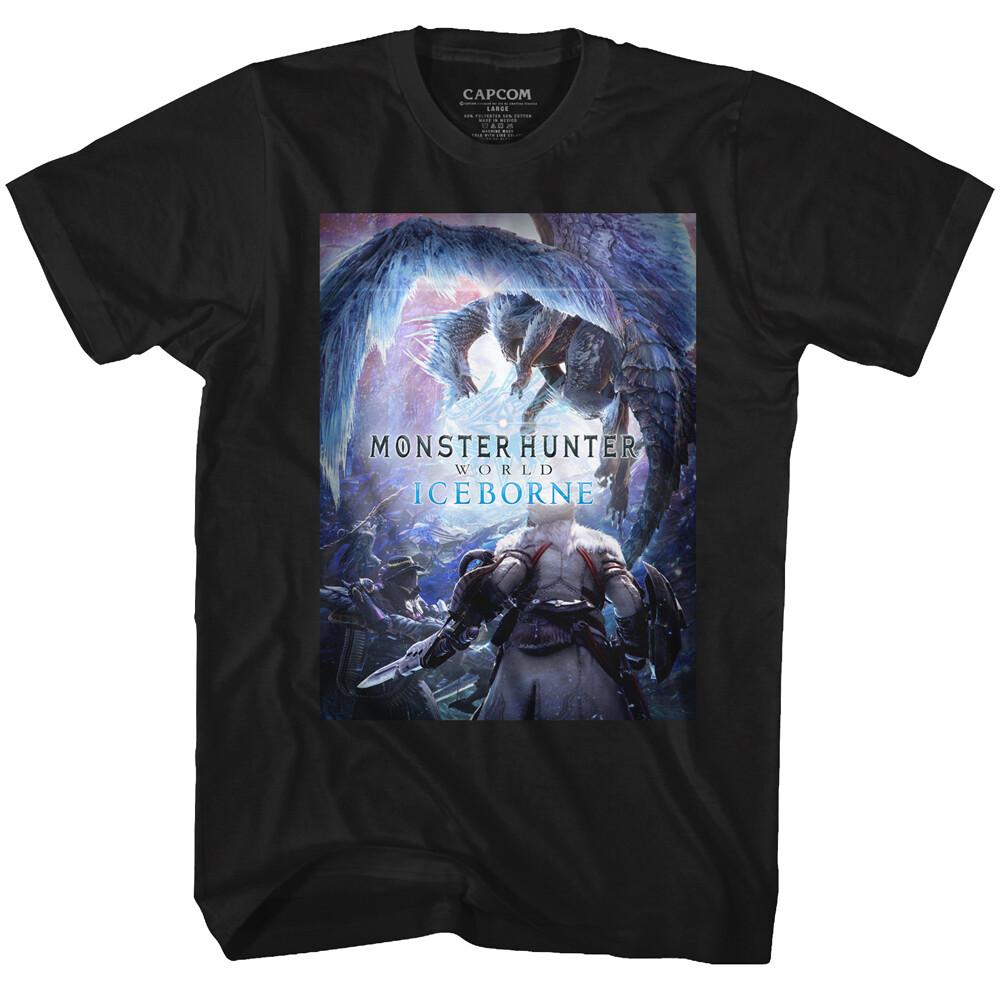 Видеоигра Monster Hunter Iceborne Ключевой арт Мужская футболка Унисекс футболка L