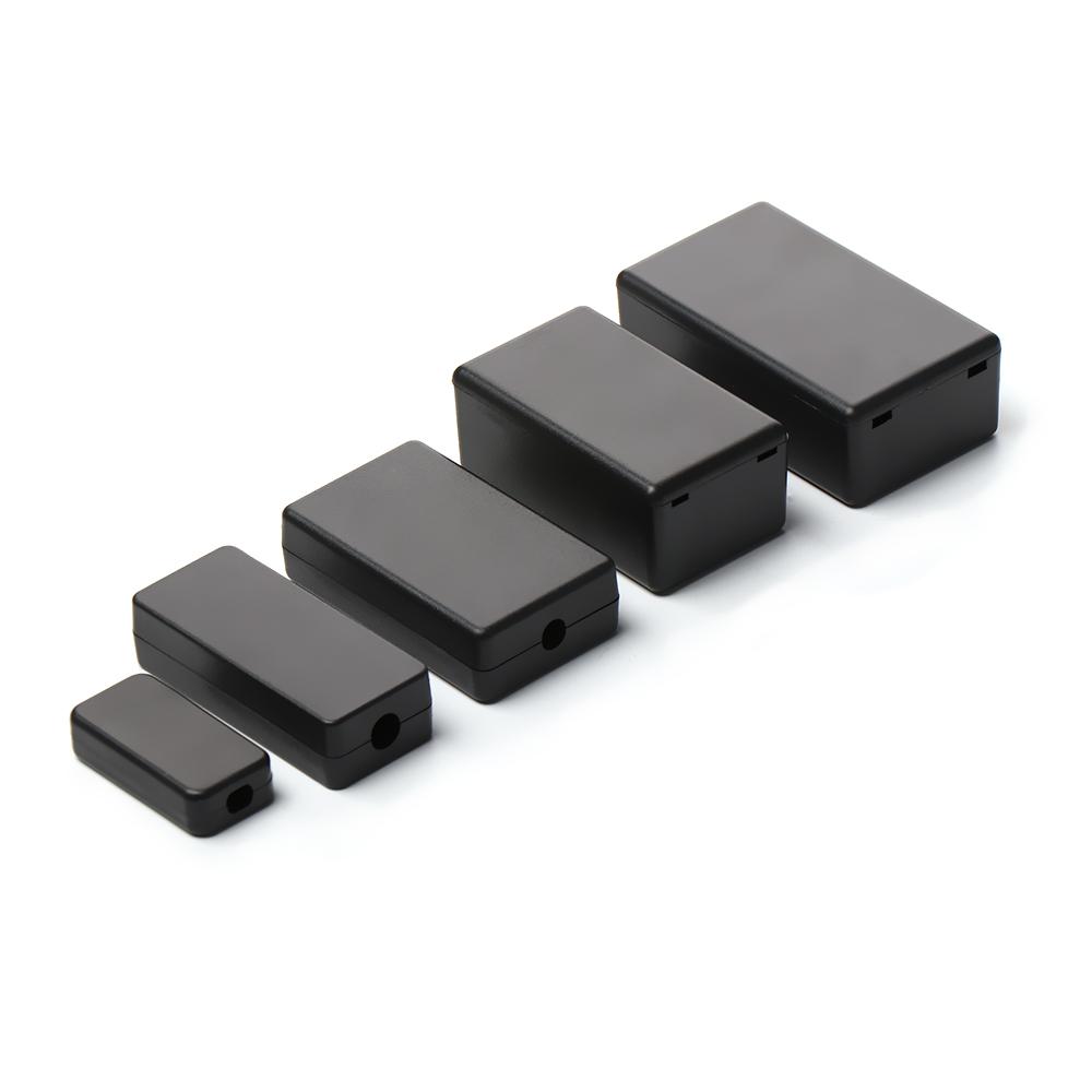 Schwarzes ABS-Kunststoff Elektronikprojektbox Instrumentenkoffer Wasserdichte Abdeckung Projektgehäuseboxen Praktische Messwerkzeuge