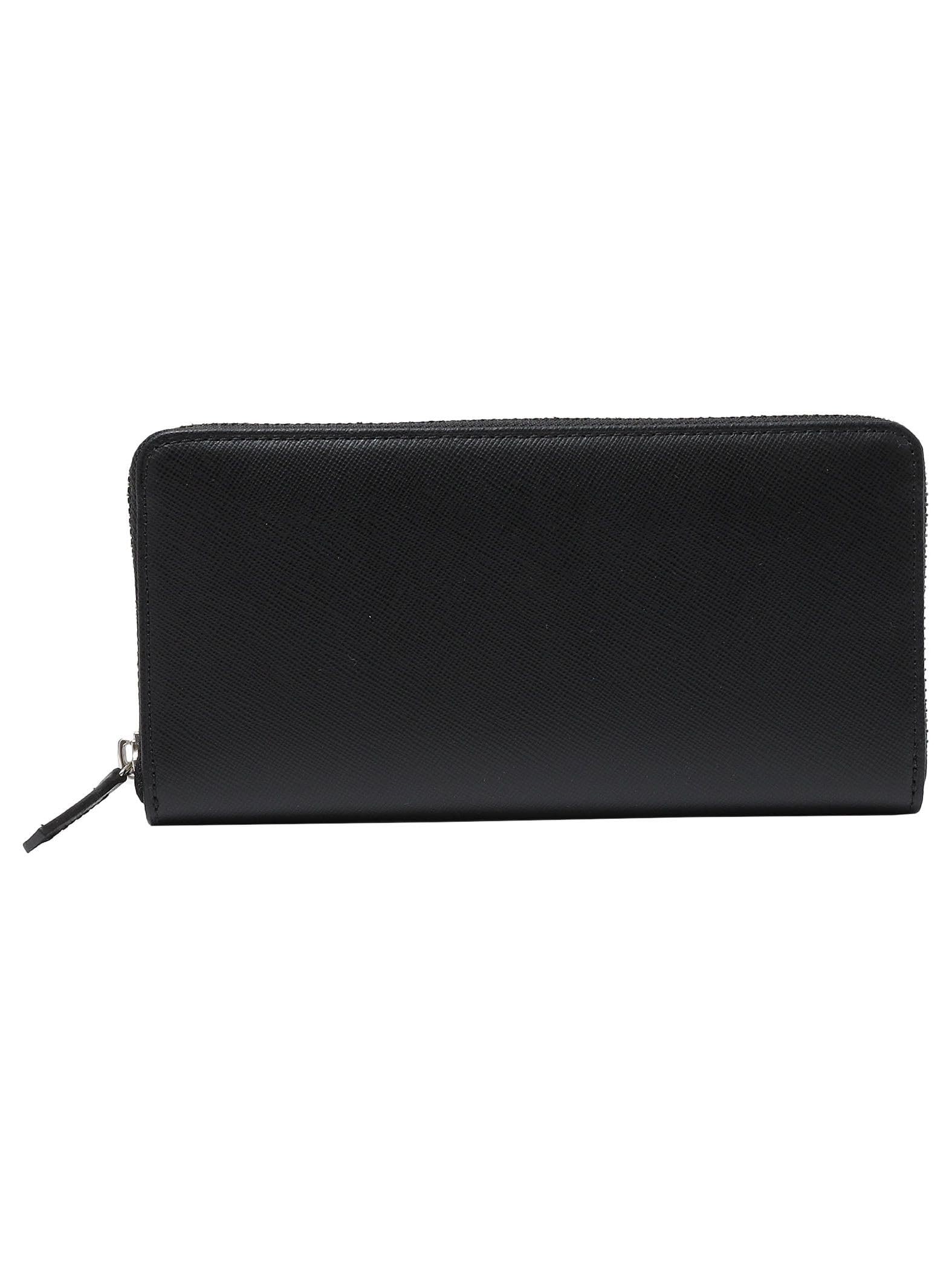 

Ships SAFFIANO LEATHER Italian Leather Long Wallet for Men, 110030624, Black, One Size