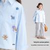Pudding Haru Girls' Cotton Printed Casual Shirt