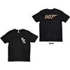 James Bond 007 Keine Zeit zu sterben & Logo Offizielles T-Shirt Herren Unisex