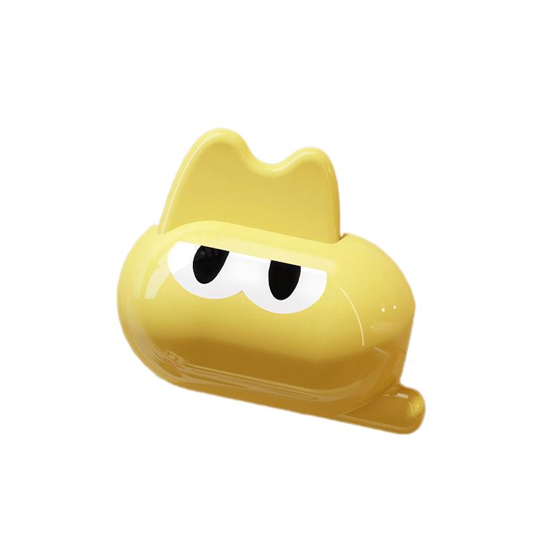 

Мультяшный зажим для зубной щетки Портативный чехол для головки зубной щетки Пылезащитный защитный колпачок для зубной щетки Пластиковый зажим для электрической зубной щетки жёлтый