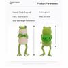 With Cloak Green Frog Doll Comfortable Long Legged Frog Plush Pillow Frog Plush Toy  Kids Gift