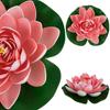 Artificial Water Lily Lotus Flower Floating For Pond Decoration