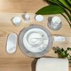 Luxury Gold Rim Bone China Tableware Set: Elegant Ceramic Plates, Bowls, and Dishes for Home and Hospitality Use