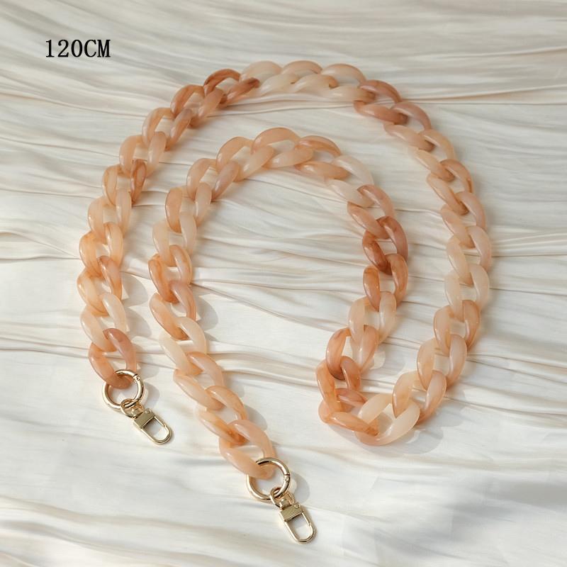 New Phone Accessory Detachable Parts Chain Blue Crossbody Resin Luxury Strap Amber Phone Case Chains Red Acrylic Shoulder Chain