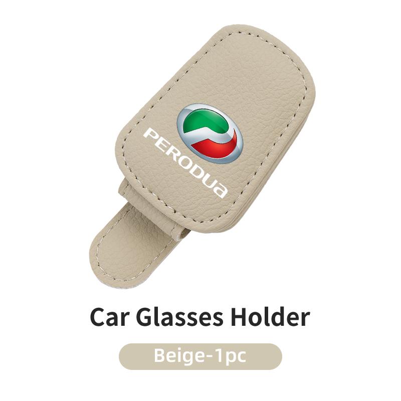 Car Logo Visor Glasses Holder Sunglasses Clip For Perodua Axia Bezza Myvi Alza Ativa Aruz