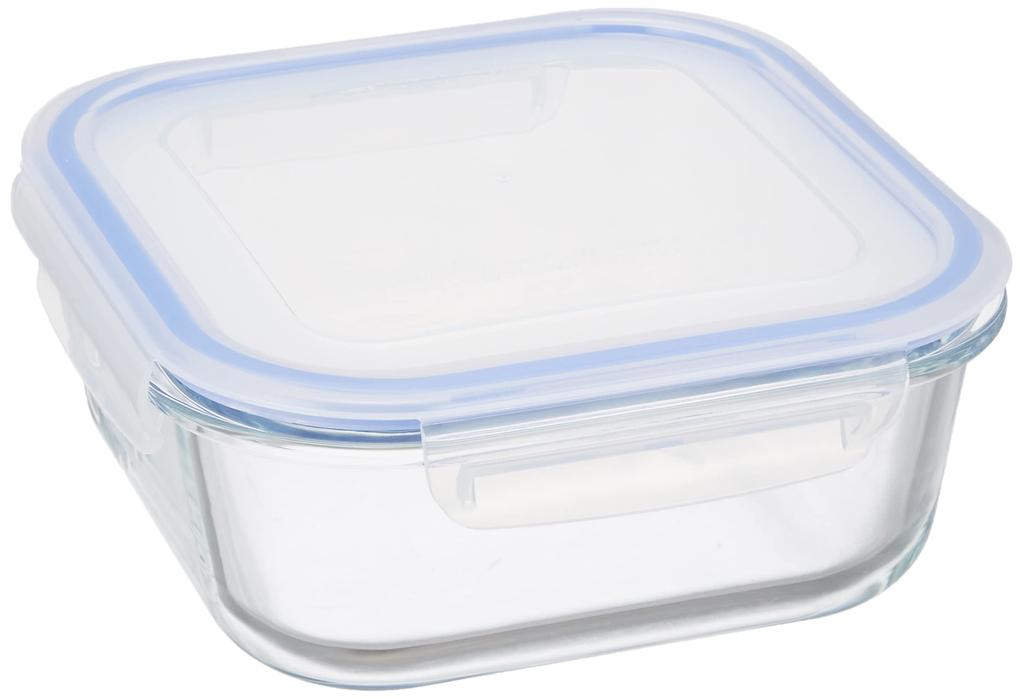 Wahei Freiz Microwave and Oven Safe Glass 300ml X 510ml X 800ml X and 1100ml X Resh Heat-Resistant Containers, 4, 3, 2, 2, ME-7404