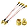 SMA Y Splitters Cable SMA Female To Double Male RG316 Extension Cable Adapters