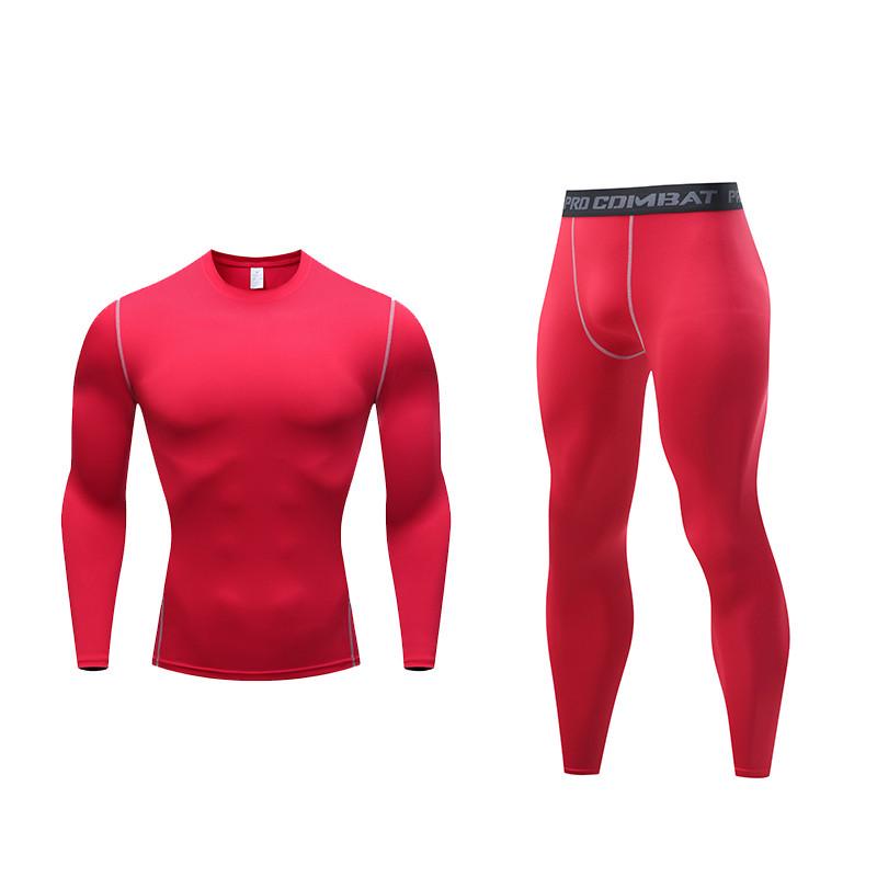 

Мужской быстросохнущий дышащий спортивный компрессионный костюм для баскетбола и бега