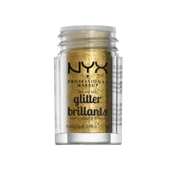 

Блестки для лица и тела Nyx Makeup 05 Gold 2,5 г