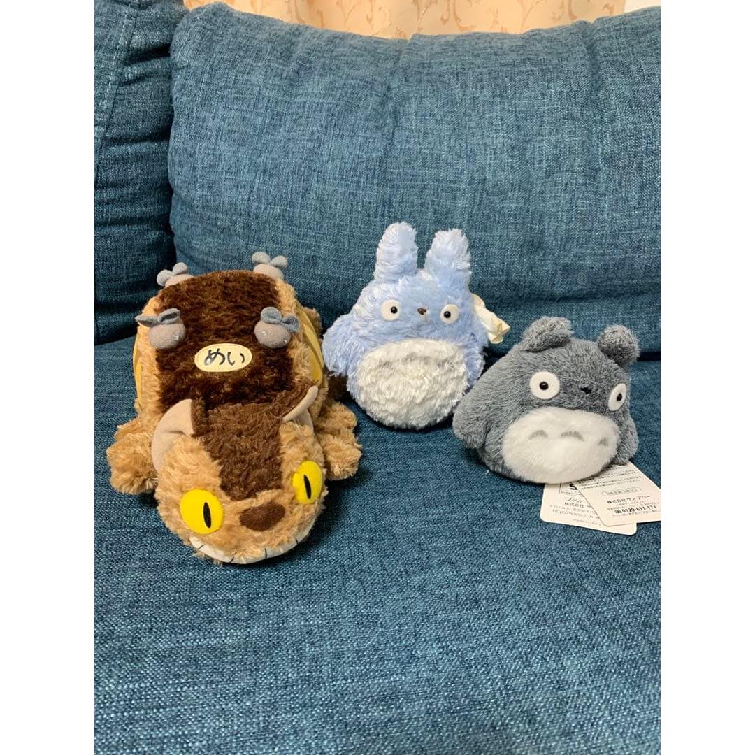 Totoro Mei Nekobus Plush Toy Set