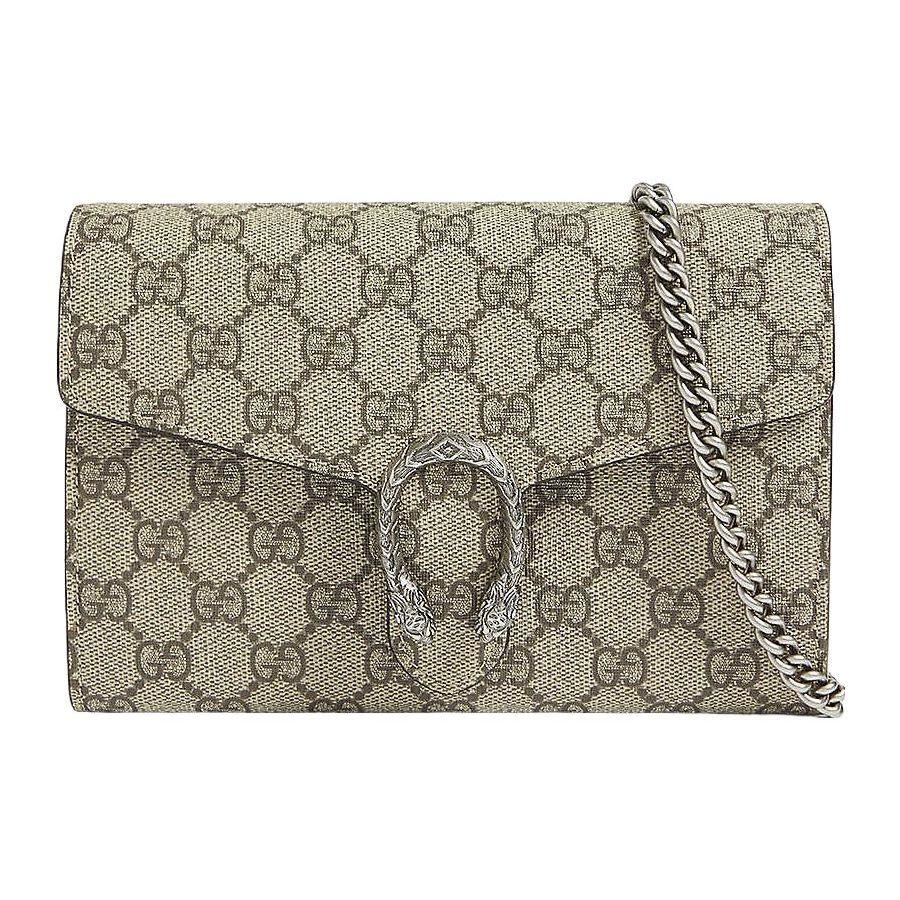 

Gucci Dionysus GG Supreme Canvas Chain Crossbody Bag For Women Daily Use Basic Set (Bag+Dust Bag)