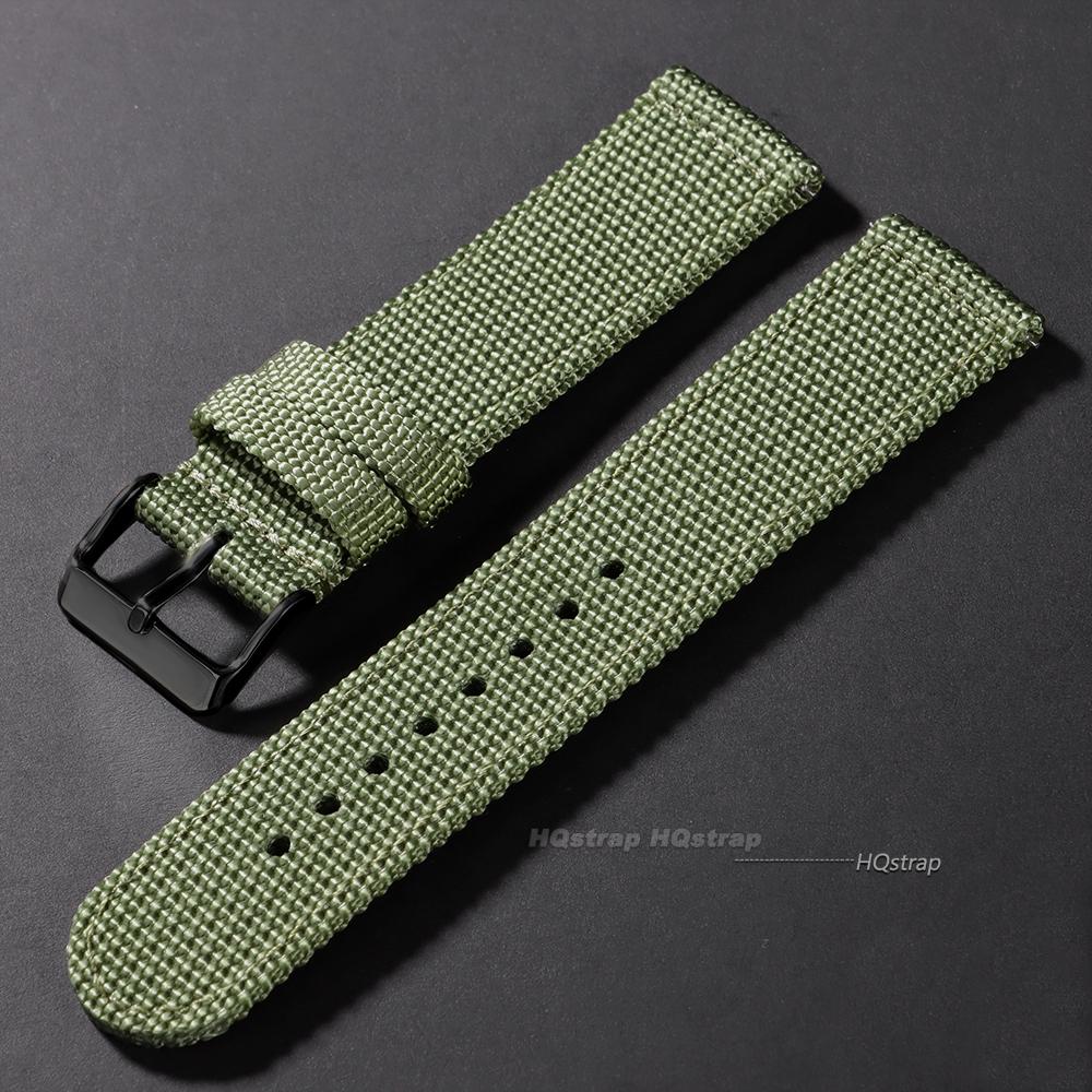 Curea de ceas din nailon țesut de 18mm 20mm 22mm 24mm Bandă sportivă pentru Seiko pentru Huawei Bandă din material textil pânză Brățară universală cu eliberare rapidă