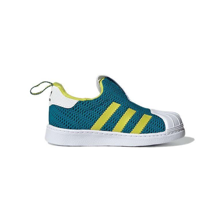 Adidas Originals 360 I Mesh Breathable Low-Top Walking Shoes Baby Shoes Blue White Green FX4914