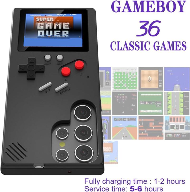 Retro Funny Game Boy Gaming Case for Samsung Galaxy S21 S22 S23 S24 Ultra S20 Fe Note 10 20 Plus S24Ultra Gameboy Console Cover