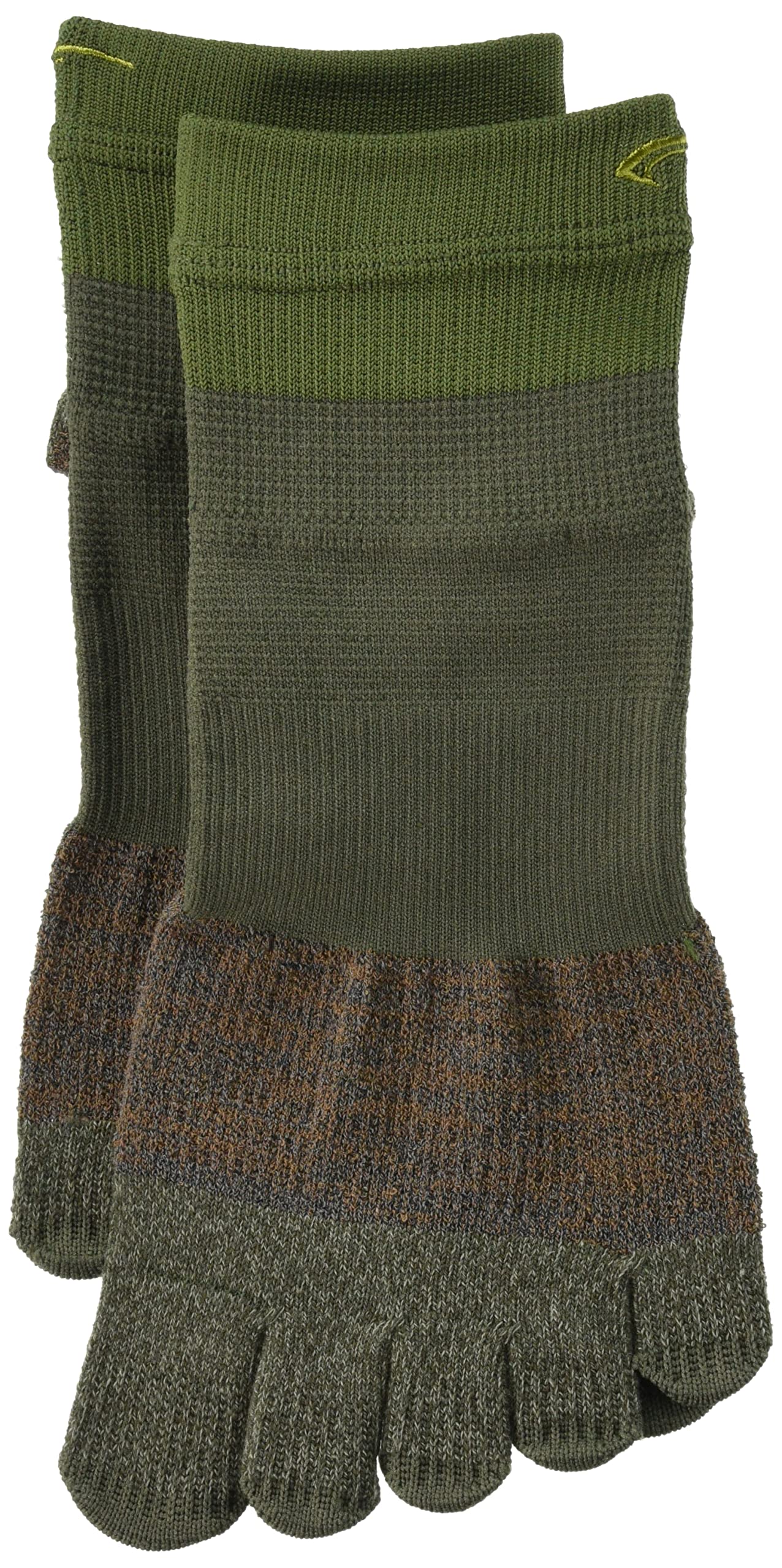 

Мужские носки с пятью пальцами Footmax размера L, зелёный