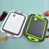 With Colander Collapsible Sink Portable Collapsible Cutting Board Foldable Basin  Kitchen Storage