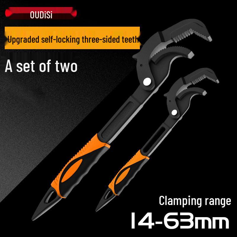 Adjustable Multifunctional Wrench Set for Pipes & Sanitary Ware