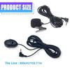 Reliable Car Microphone Cable 300cm Long for HiFi Communication Voice Command In Any Vehicle Seamless Commuting Meetings
