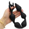 Silicone Anal Beads Flexible Butt Plugs Anal Sex Toys Sex Products Unisex Anal Balls 36*3.5 Cm