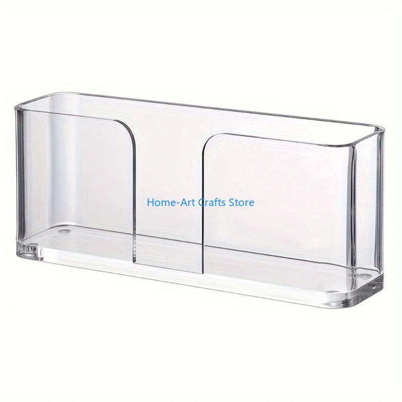 Y3NA Modern Clear Napkin Rack Acrylic Serviette Dispenser for Parties and Dinners