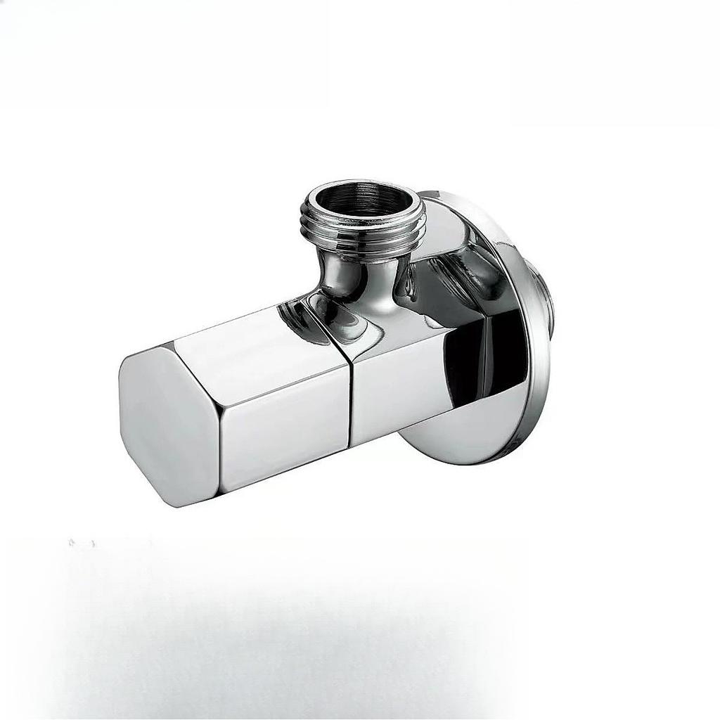 1/2'' European Triangle Valve Hot and Cold Water Stop Universal Retro Angle Valves All Copper Toilet Bathroom