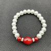 Natural White Hetian Jade Bead Bracelet Necklace: Unisex Buddhist Rosary In Welfare Style